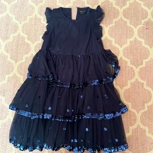 Crewcuts sparkly blue dress. Size 8.